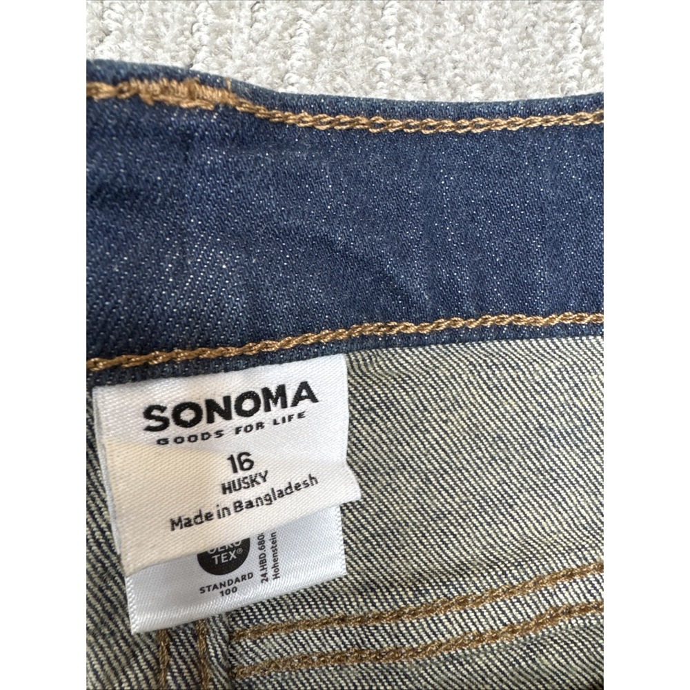 Sonoma Size 16 Straight Husky Inseam 28 #585 - Picture 6 of 12